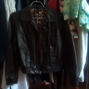 Leather jacket